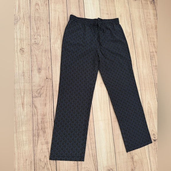 TALBOTS Navy Blue pants with Elastic Waist and Tapered Fit/size 8 - Picture 10 of 14